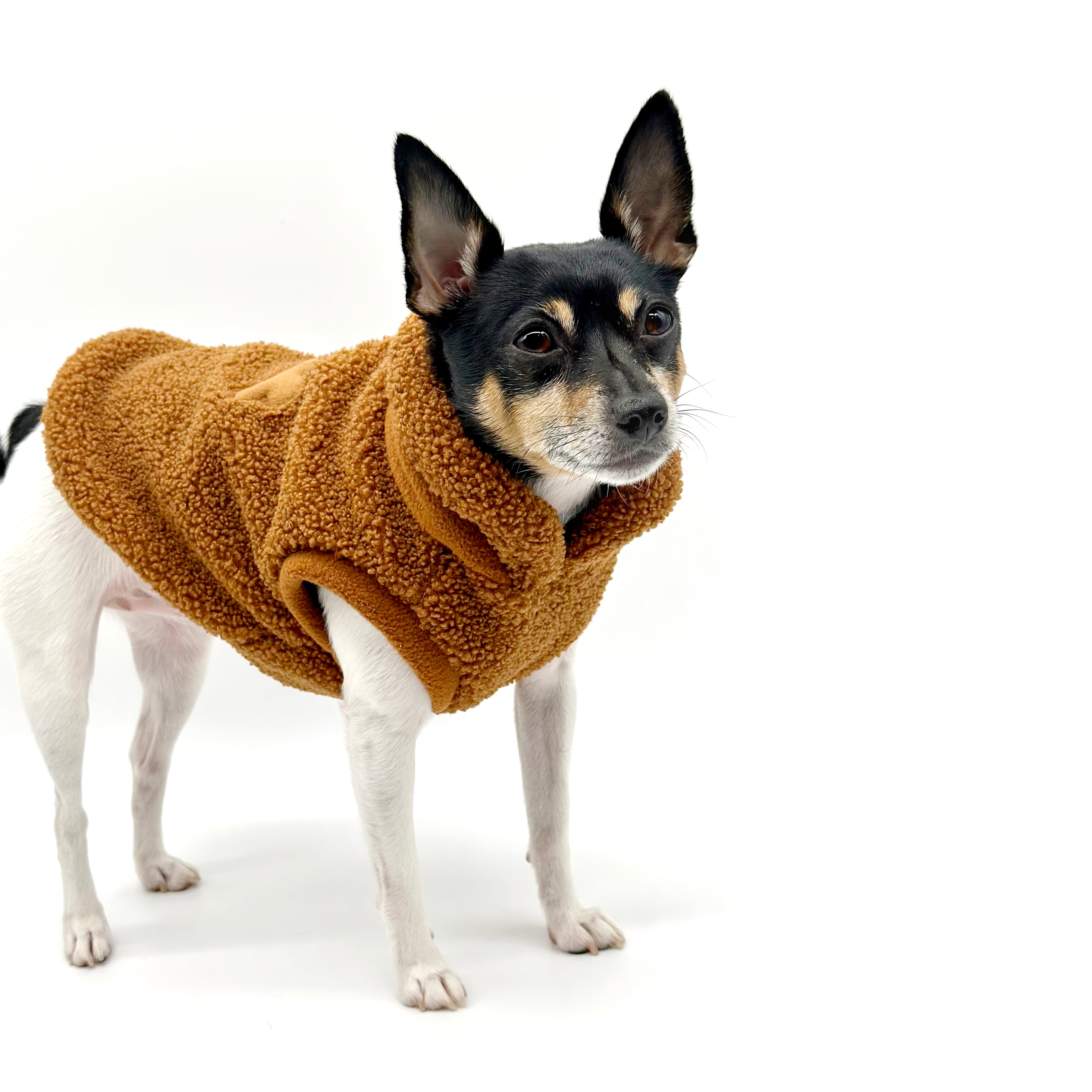 Cozy Sherpa Fleece Pullover - Copper