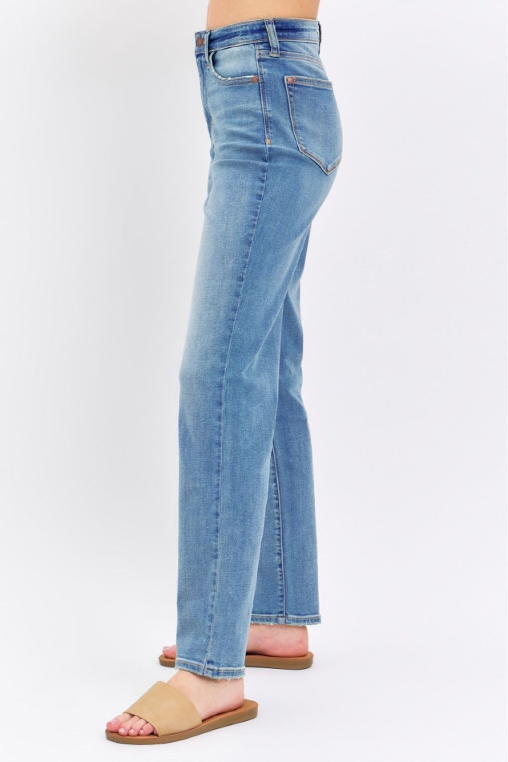 Judy Blue Full Size High Waist Straight Jeans-2