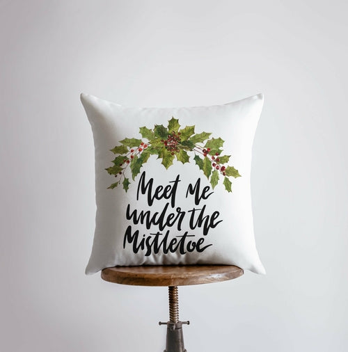 Meet Me Mistletoe Pillow