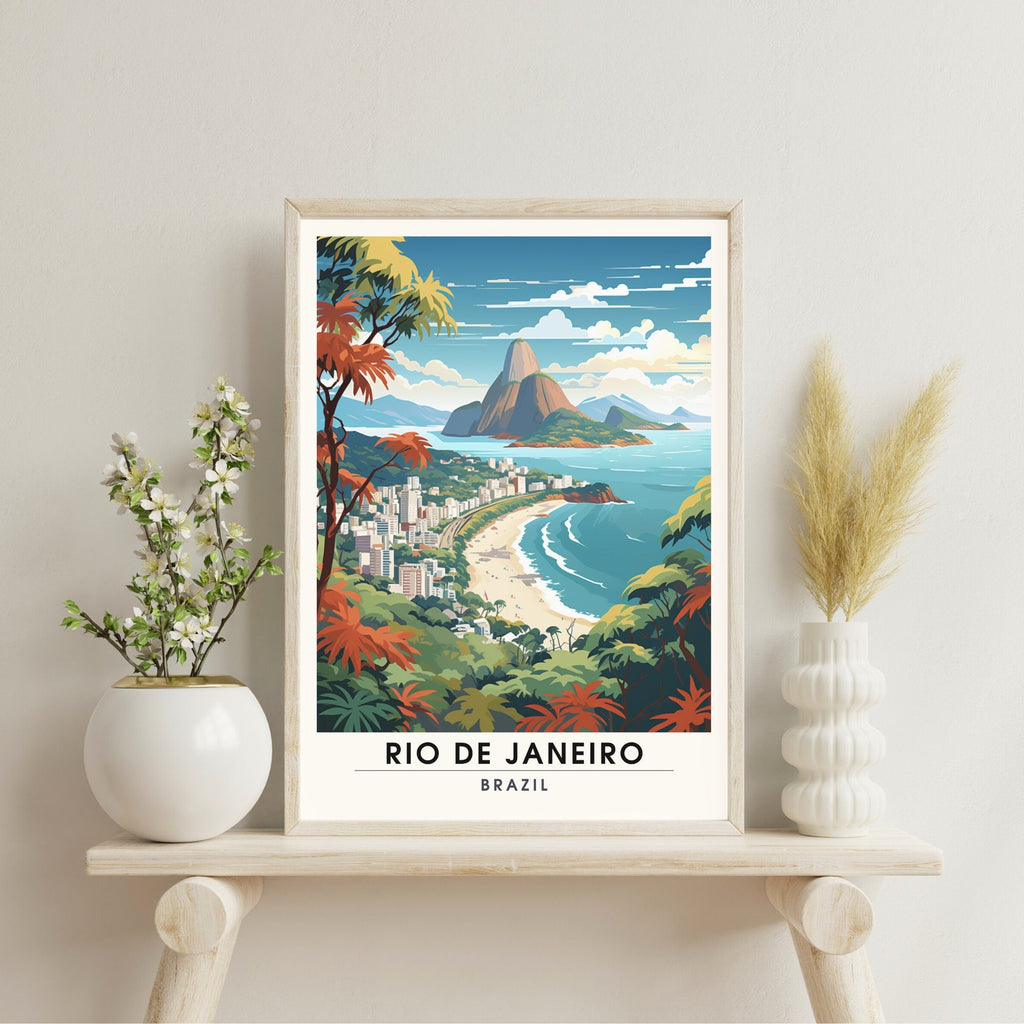 Impression Rio de Janeiro, Brésil  | Poster de voyage Rio de Janeiro-4