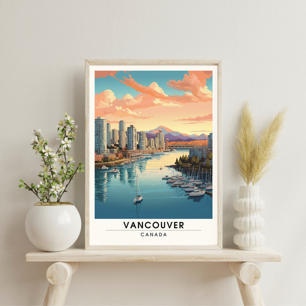 Impression Vancouver | Poster de voyage Vancouver | Impression canada-3
