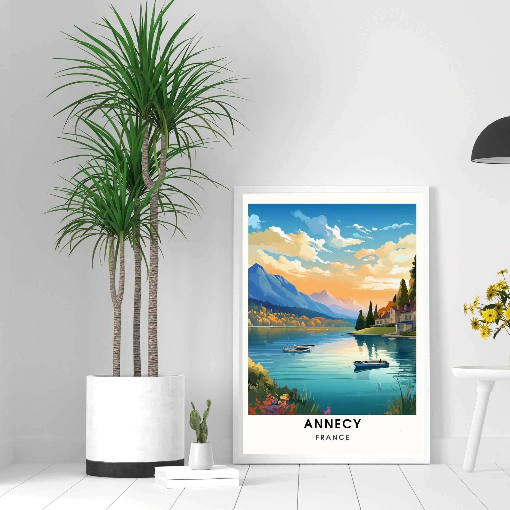 Impression Annecy | Affiche de Voyage Annecy | Poster  France