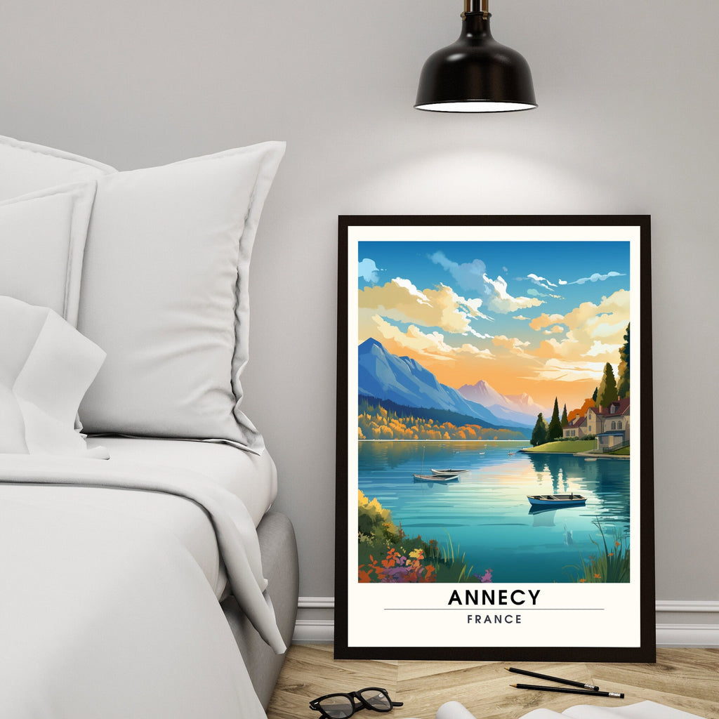 Impression Annecy | Affiche de Voyage Annecy | Poster  France