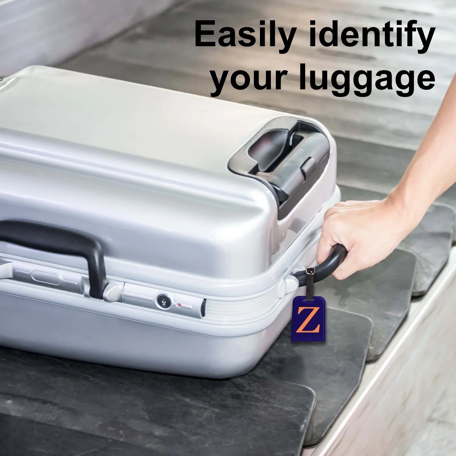 Initials Bag tag Z  [pack 2]-2