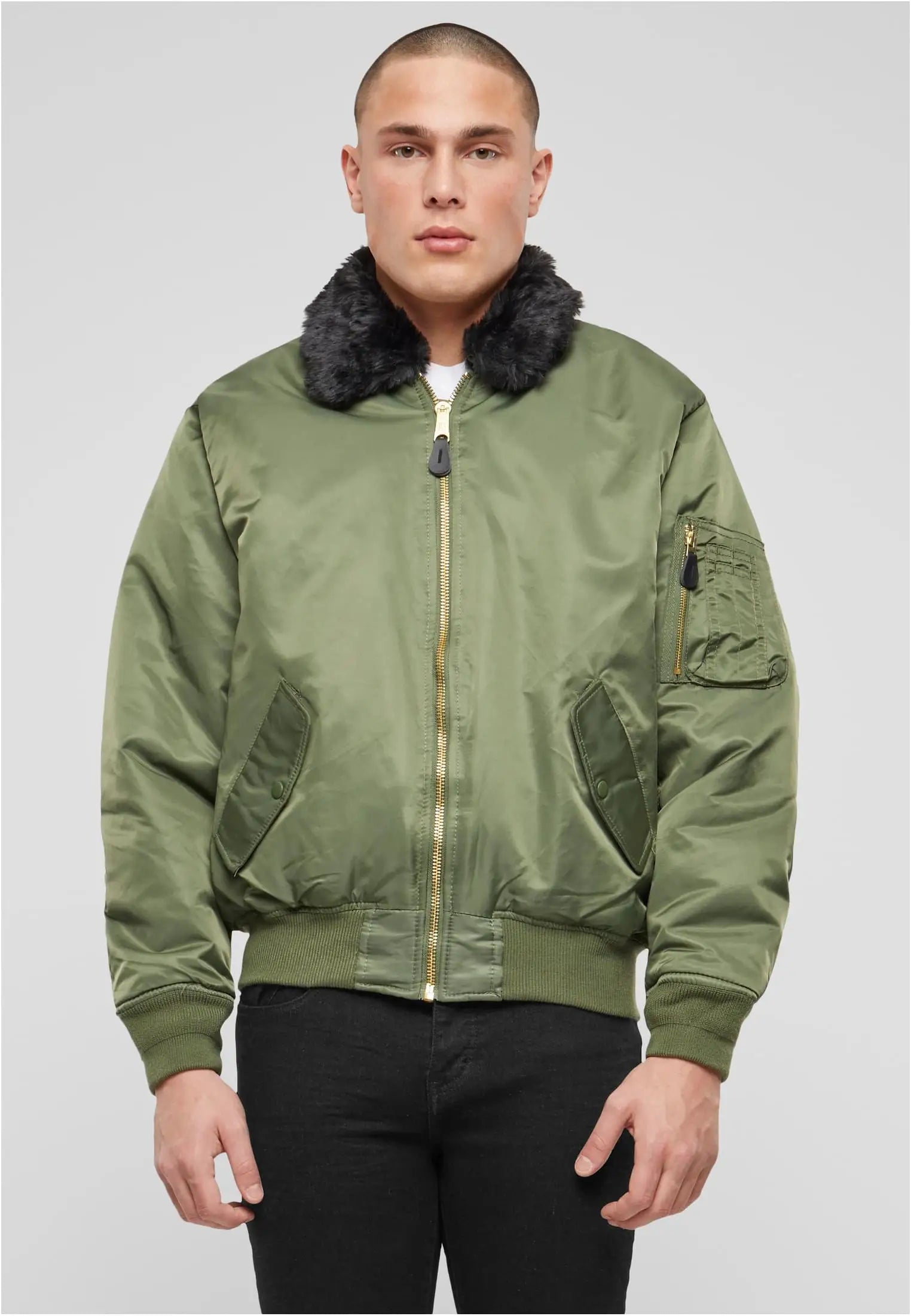 MA2 Fur Collar Bomber Jacket-0