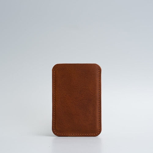 Leather MagSafe wallet - The Minimalist