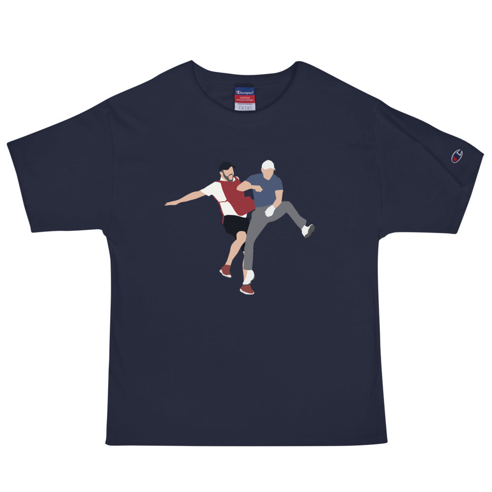 Jordan and Mike Jump Champion T-Shirt-2