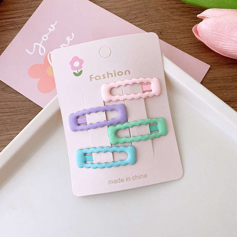 Collection Of 4 Versatile Hollow-Out Hair Clips