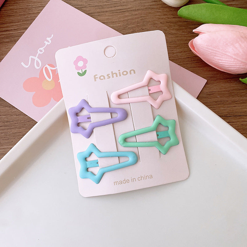 Collection Of 4 Versatile Hollow-Out Hair Clips