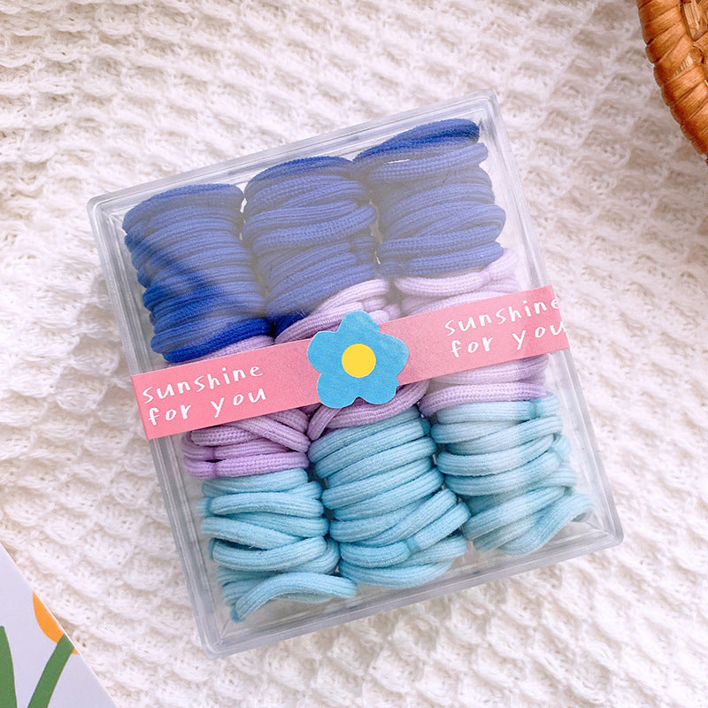 Adorable Solid Color Plain Hairband 90-Piece Set