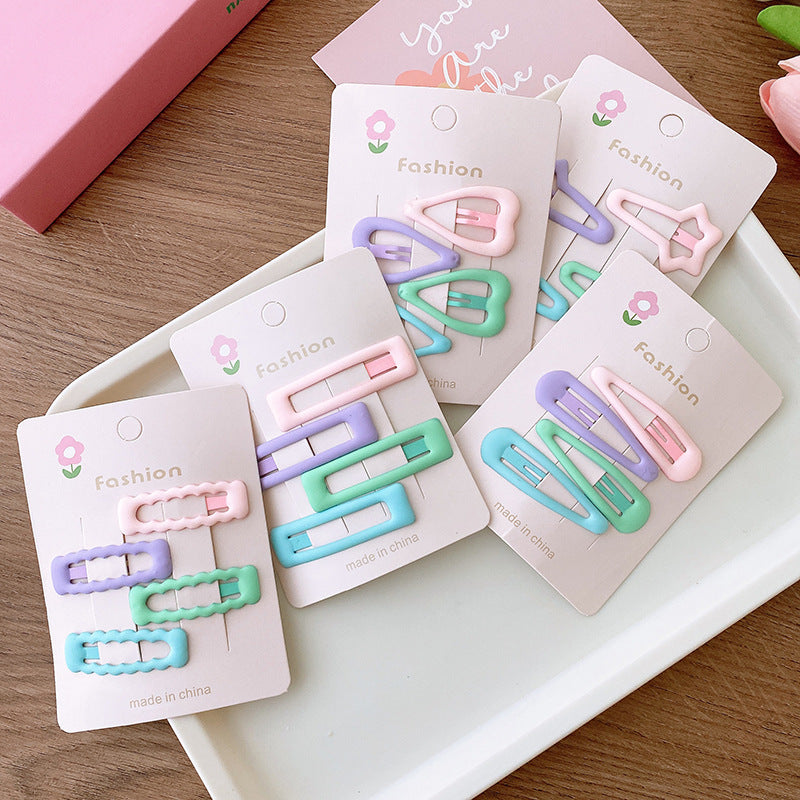 Collection Of 4 Versatile Hollow-Out Hair Clips