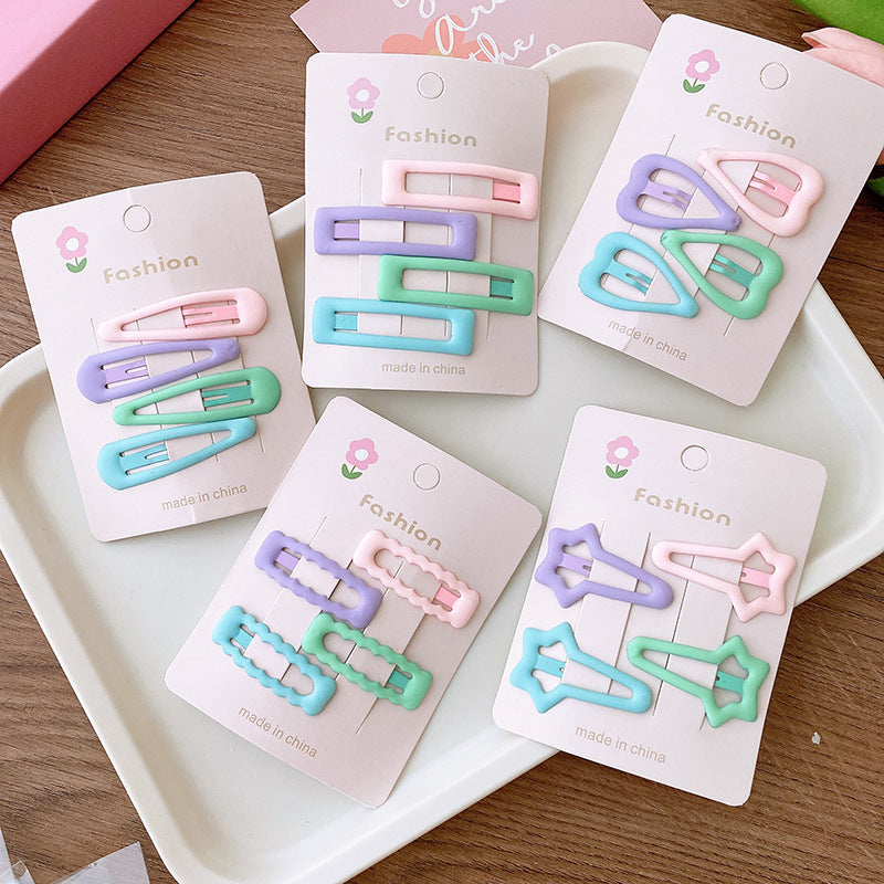Collection Of 4 Versatile Hollow-Out Hair Clips